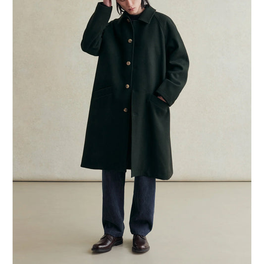 Camargue Coat in Forest Green