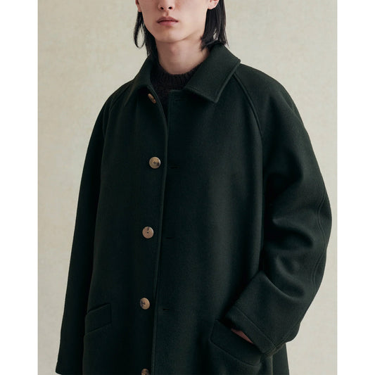 Camargue Coat in Forest Green