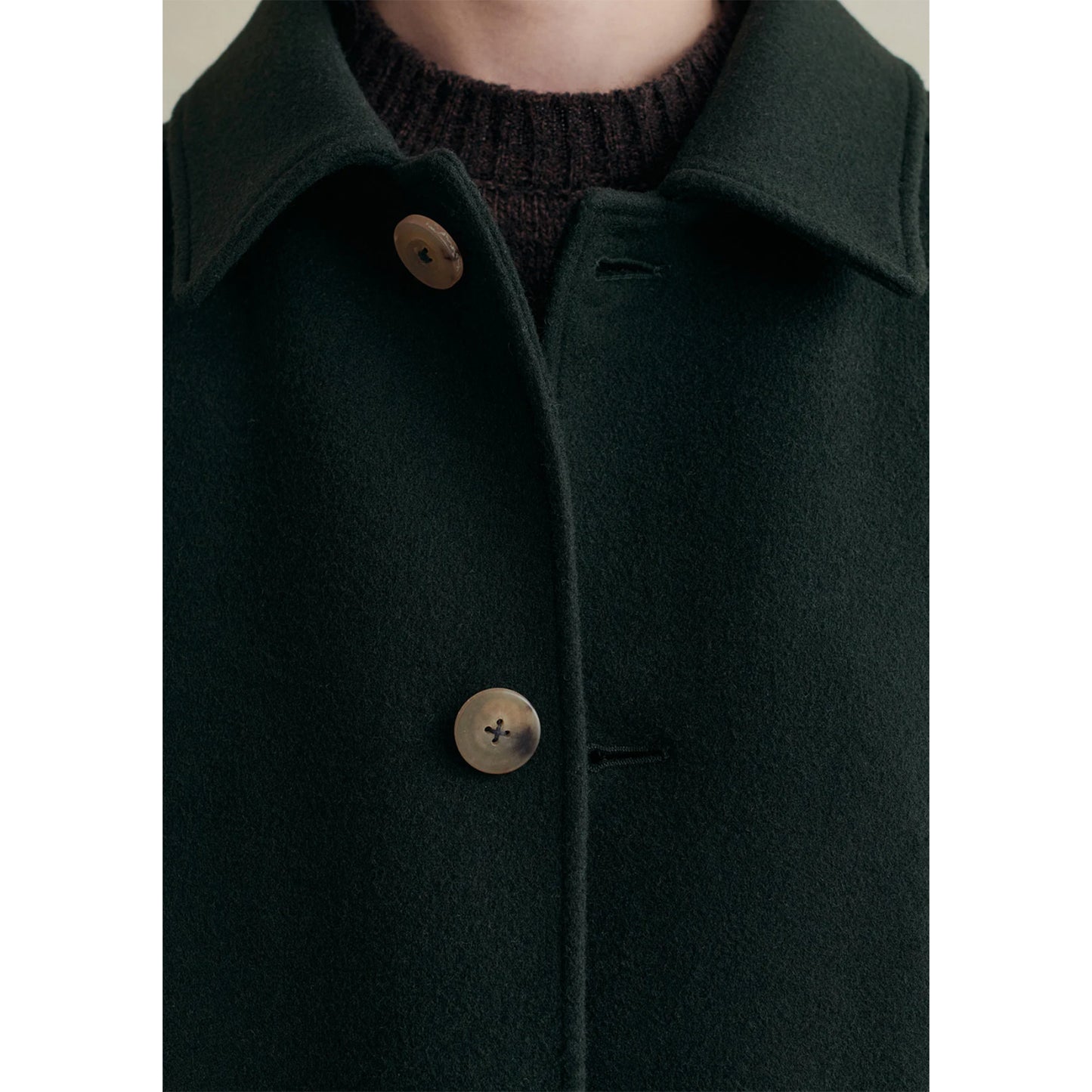 Camargue Coat in Forest Green