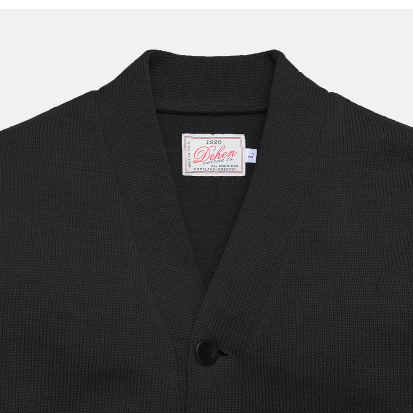 Classic Cardigan in Dark Charcoal