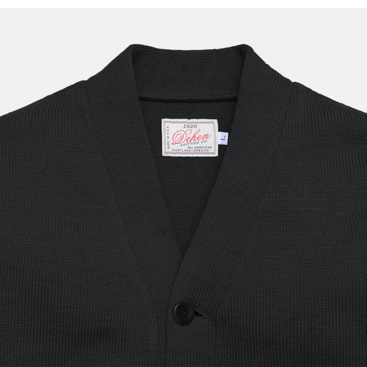 Classic Cardigan in Dark Charcoal