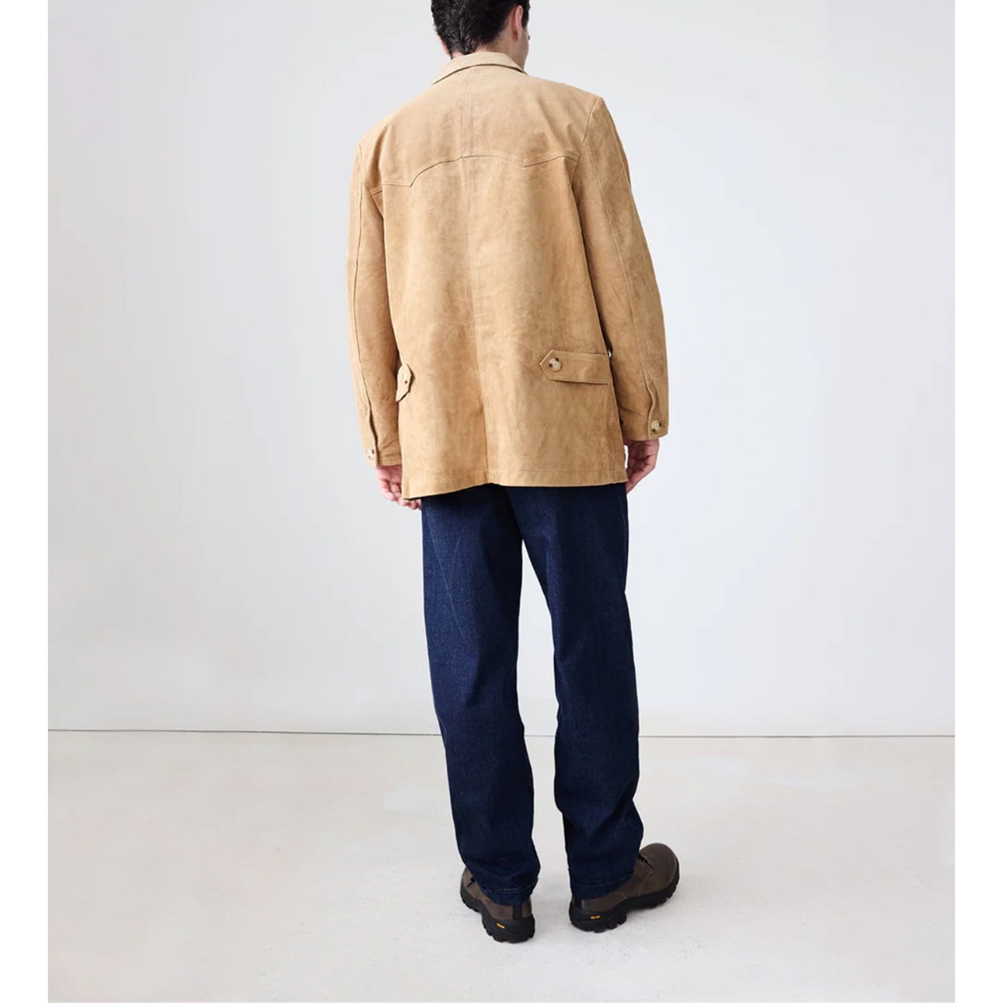 Suede Chicago Coat in Tan