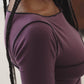 Cinders Long Sleeve Tee in Venet Purple