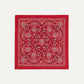 Classic Paisley Bandana in Red