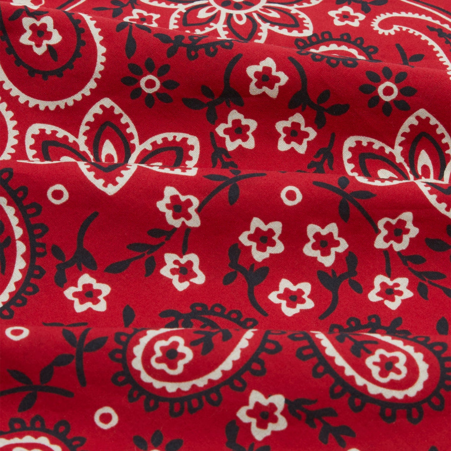 Classic Paisley Bandana in Red