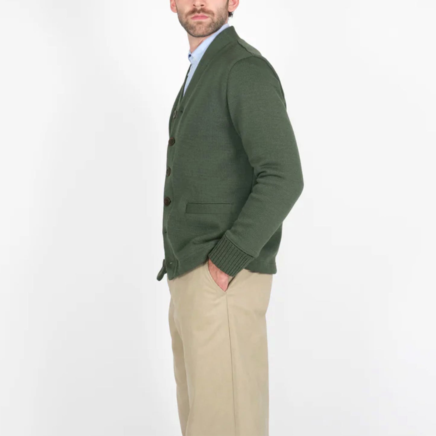 Classic Cardigan in Spruce