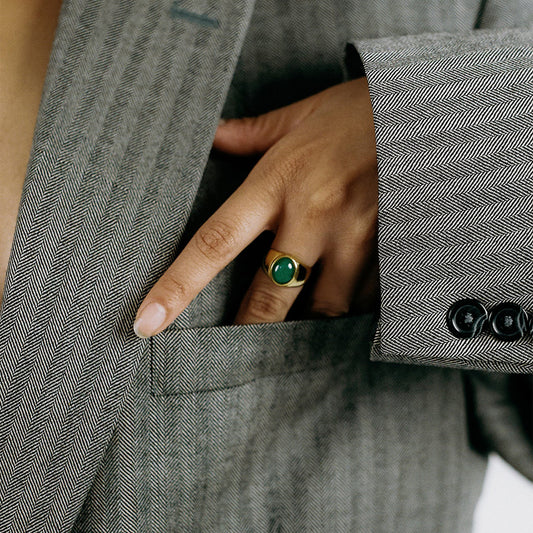 Jade Classico Signet