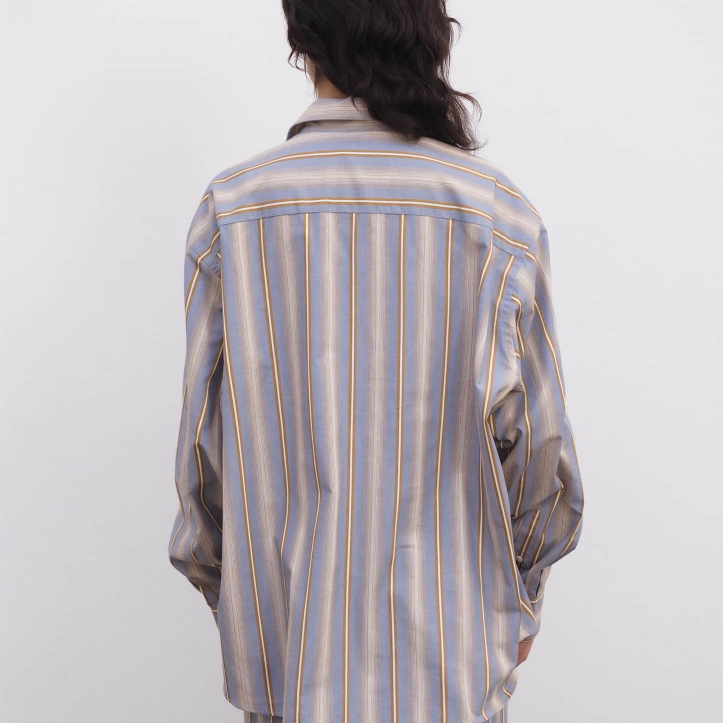 Claude Shirt in Grid Stripe