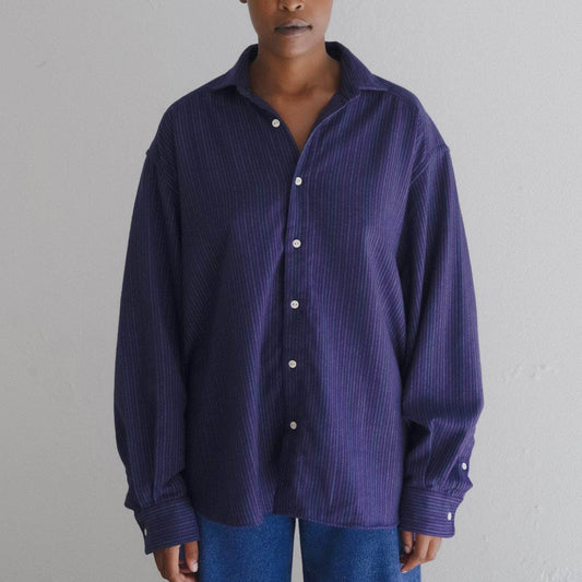 Claude Shirt in Purple Stripe