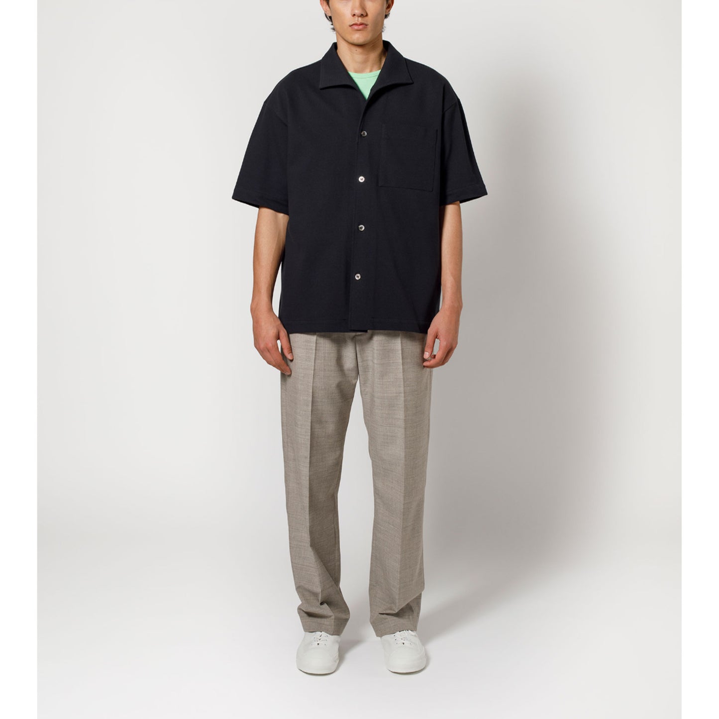 Coral S/S Shirt in Charcoal