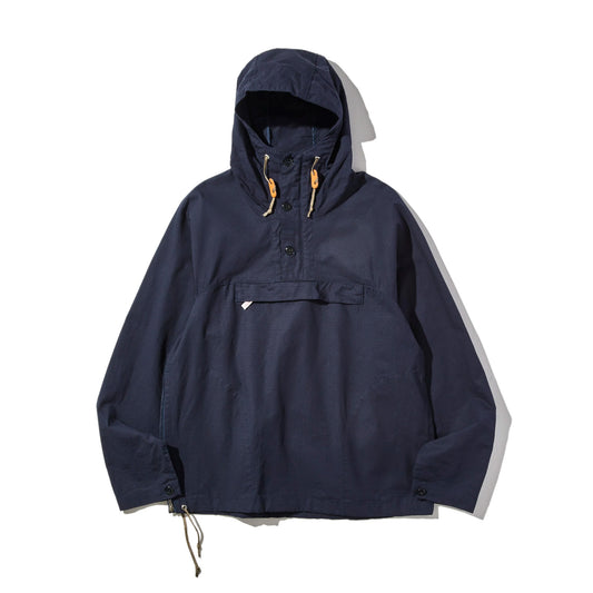 Packable Anorak in Navy Ripstop
