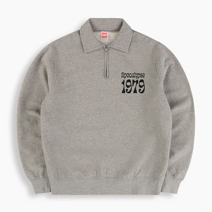 Crew 79' 1/4 Zip in Grey Marl