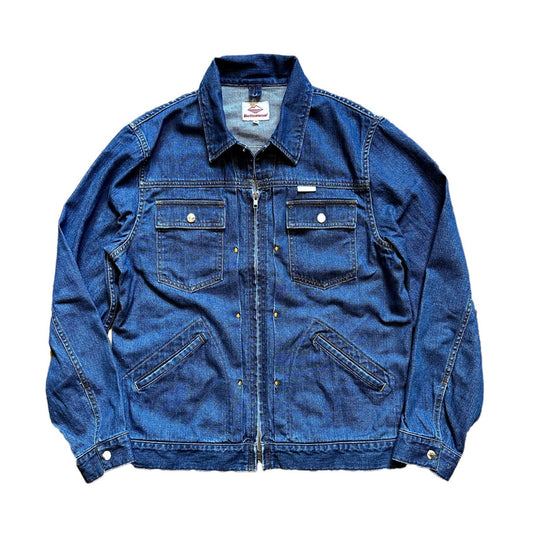 Zip Trucker Jacket in Stone Wash