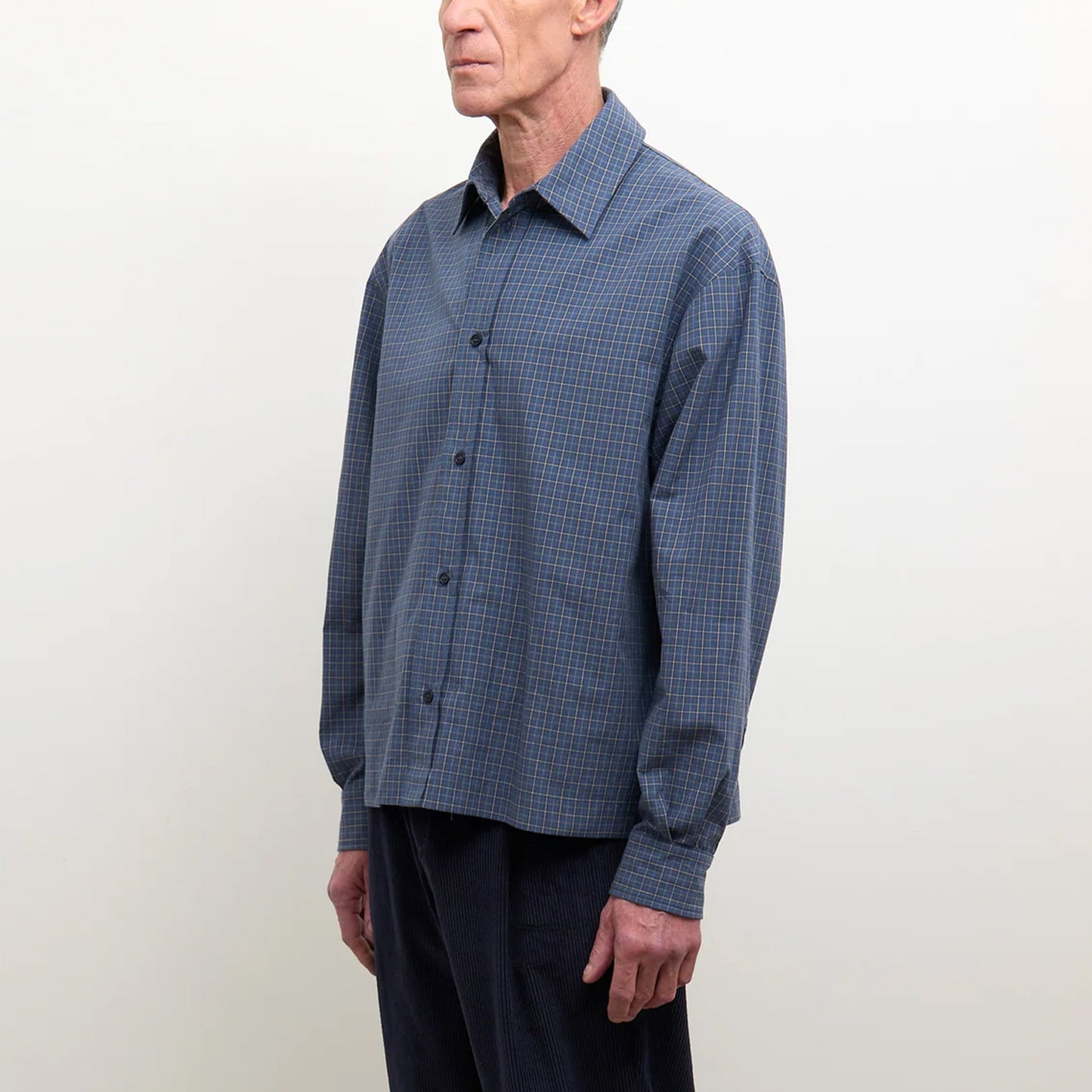 Dennis Shirt in Blue Check