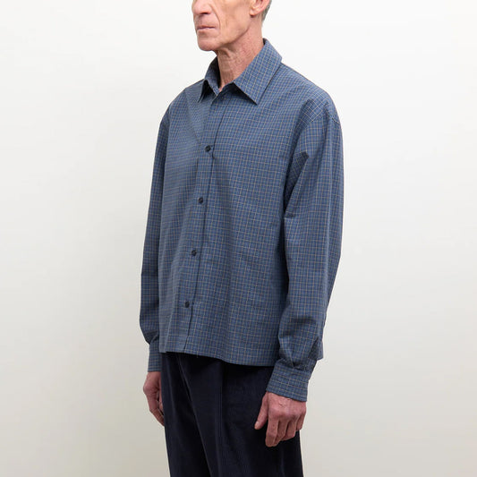 Dennis Shirt in Blue Check