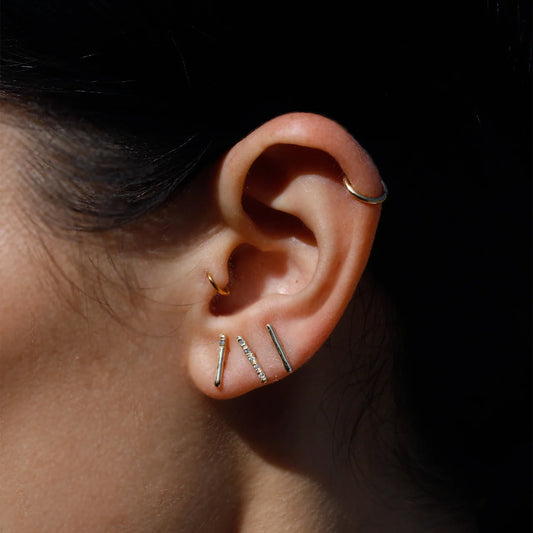 Diamond Rod in 14kt Gold