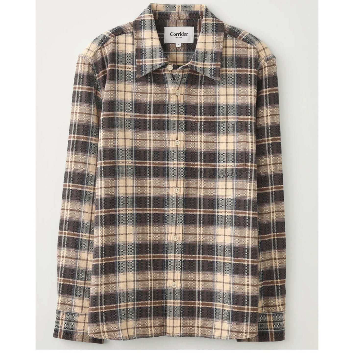 Dobby Weave L/S in Plaid