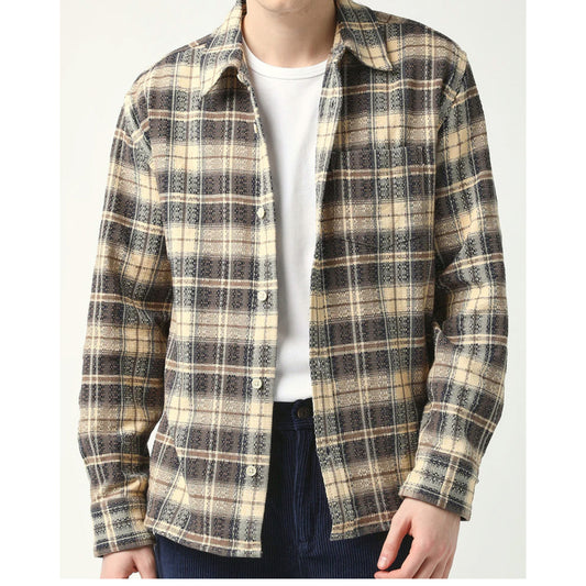 Dobby Weave L/S in Plaid
