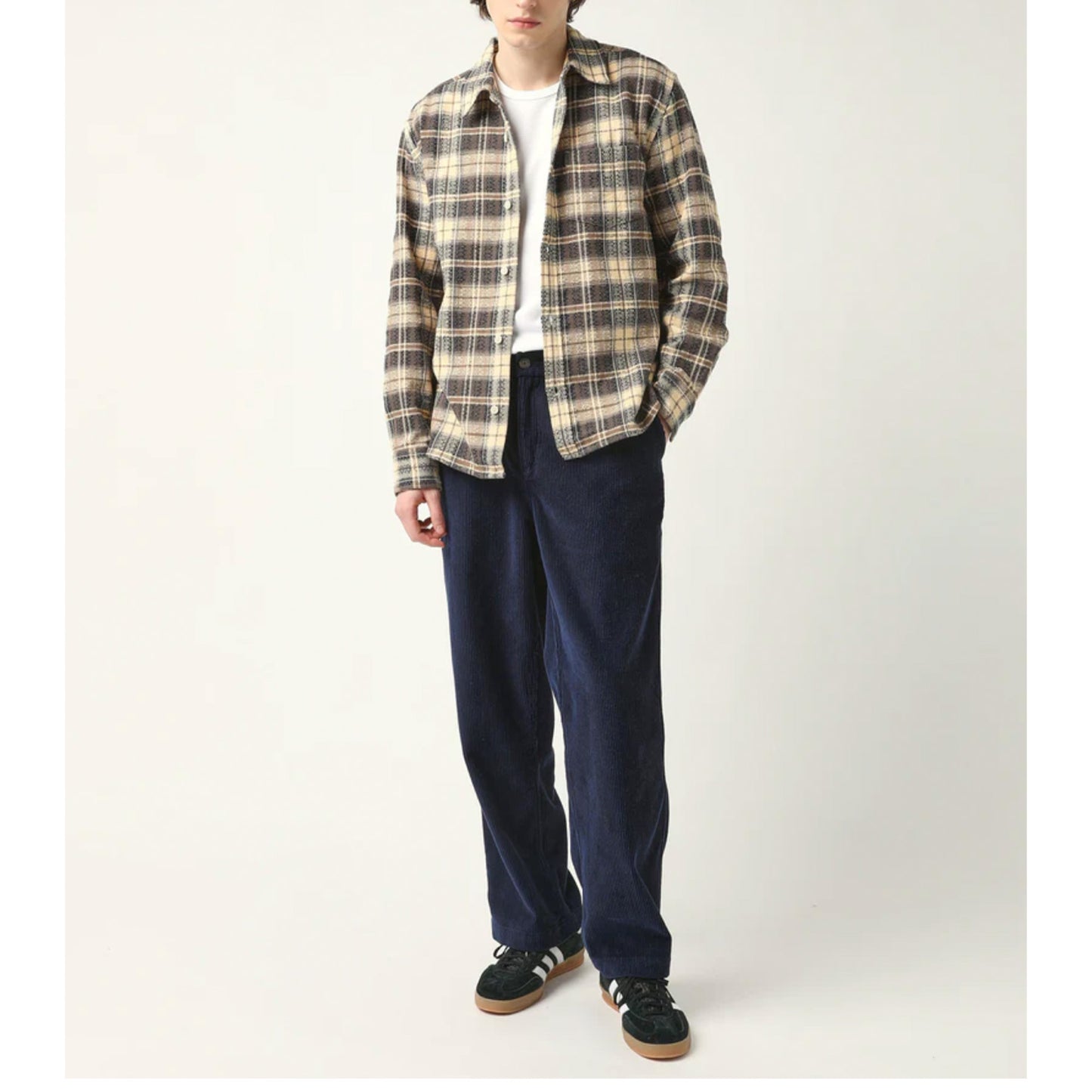 Dobby Weave L/S in Plaid