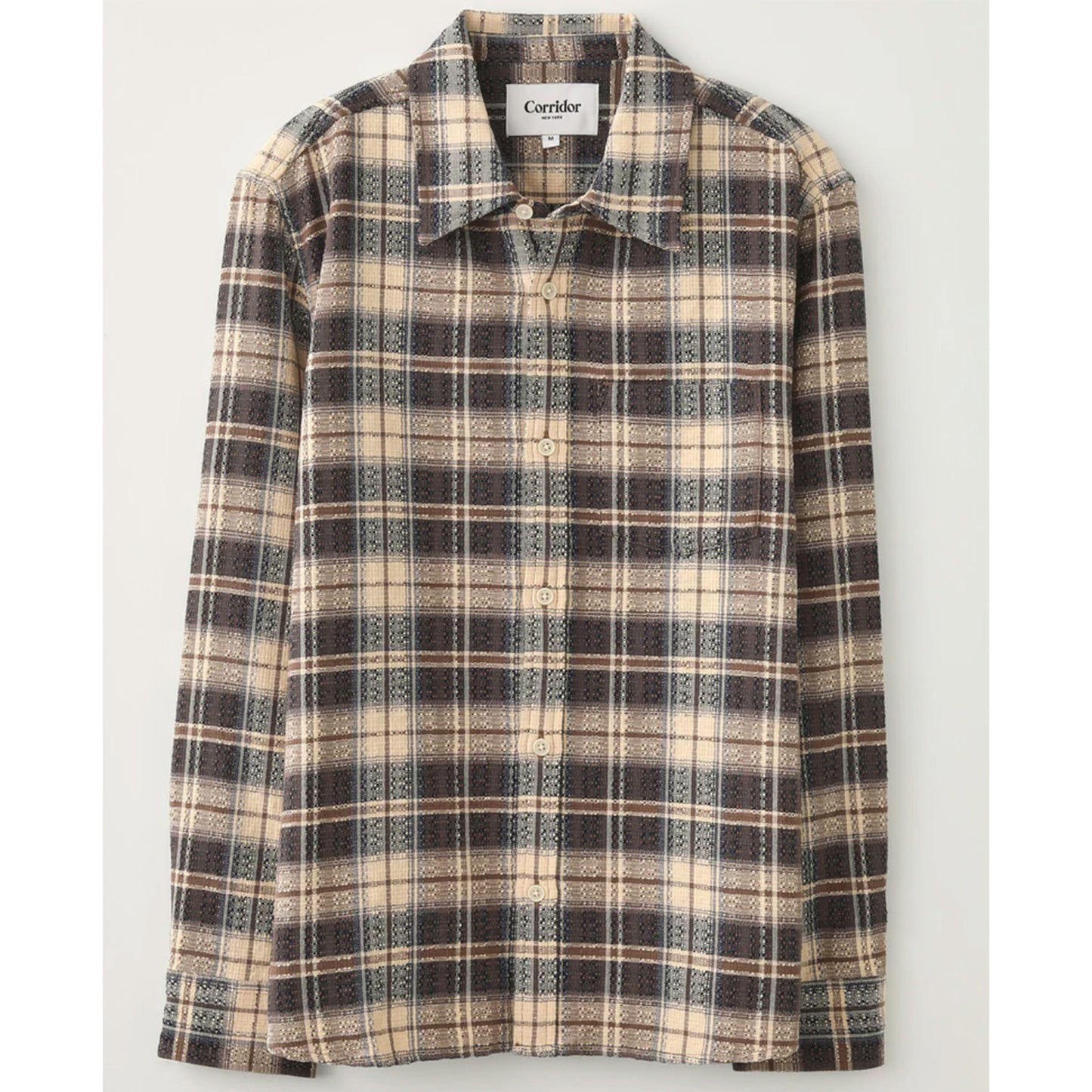 Dobby Weave L/S in Plaid