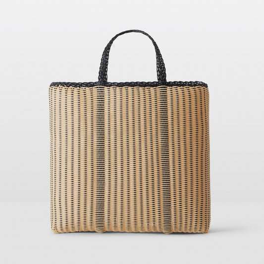 Edge Bicolor Large in Black + Cream