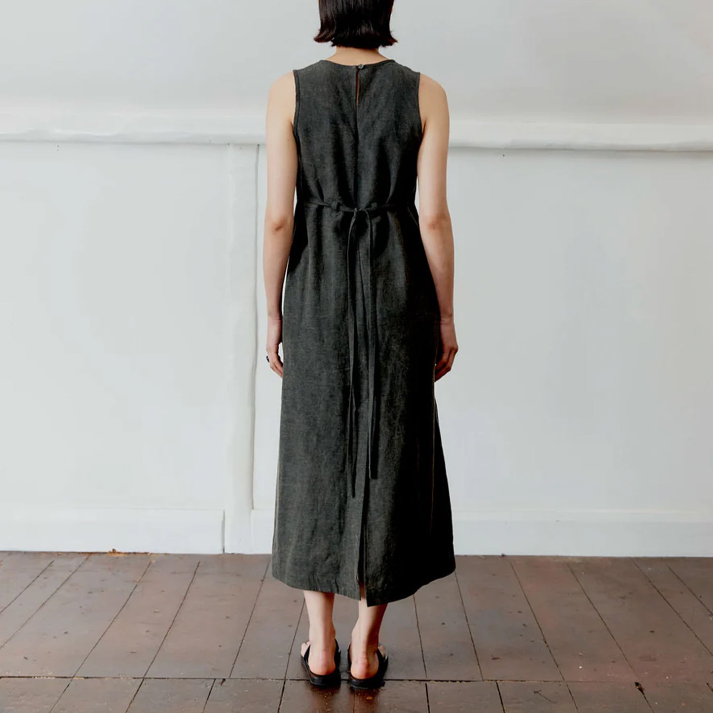 Japanese Cotton Linen Dyed Erika Dress