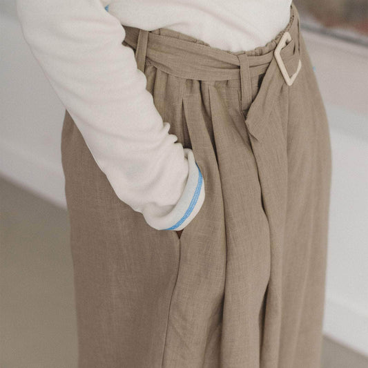 Frame Pants in Concrete