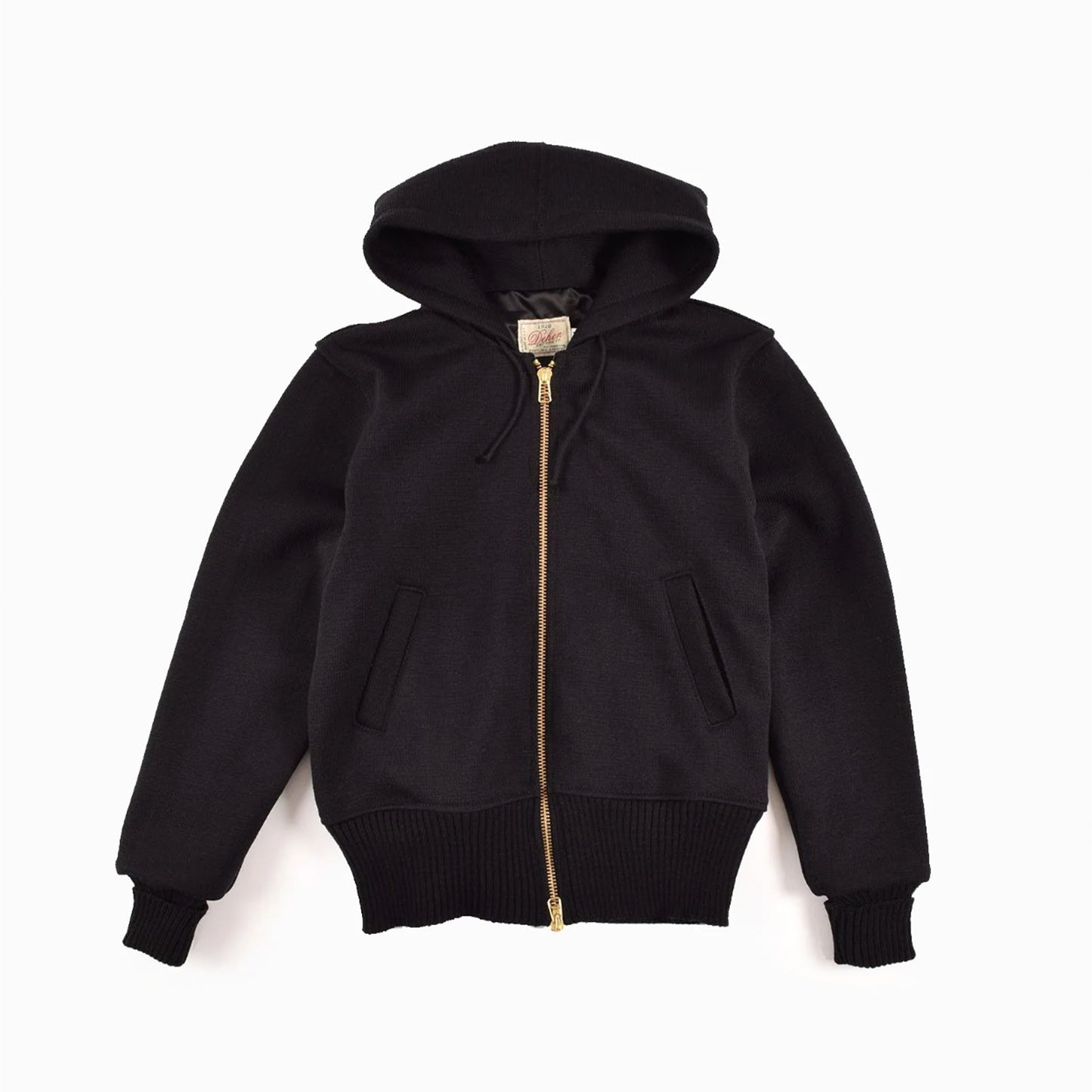Full Throttle Moto Hoodie in Black