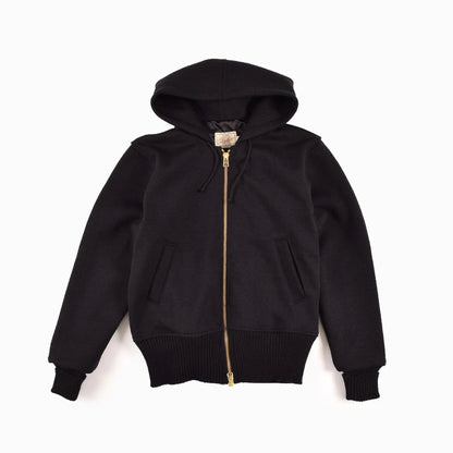 Full Throttle Moto Hoodie in Black