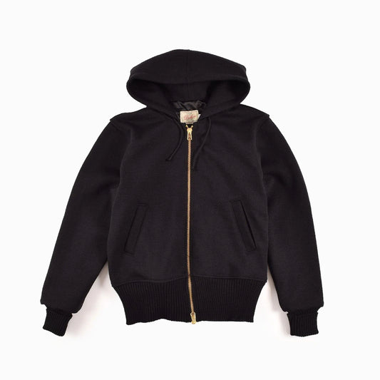 Full Throttle Moto Hoodie in Black