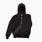 Full Throttle Moto Hoodie in Black