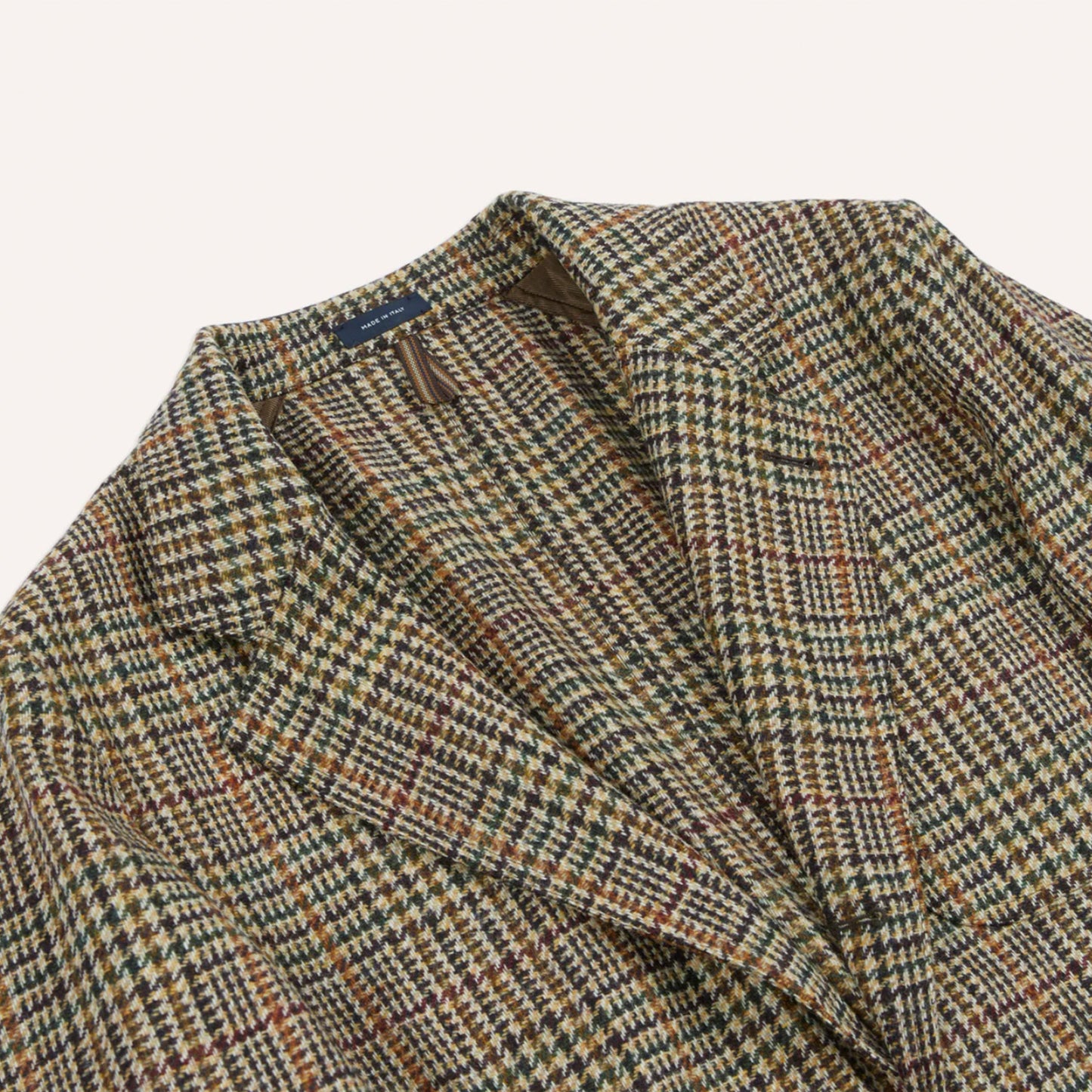 Prince of Wales Check Tweed Games Blazer Mk. VII in Wine