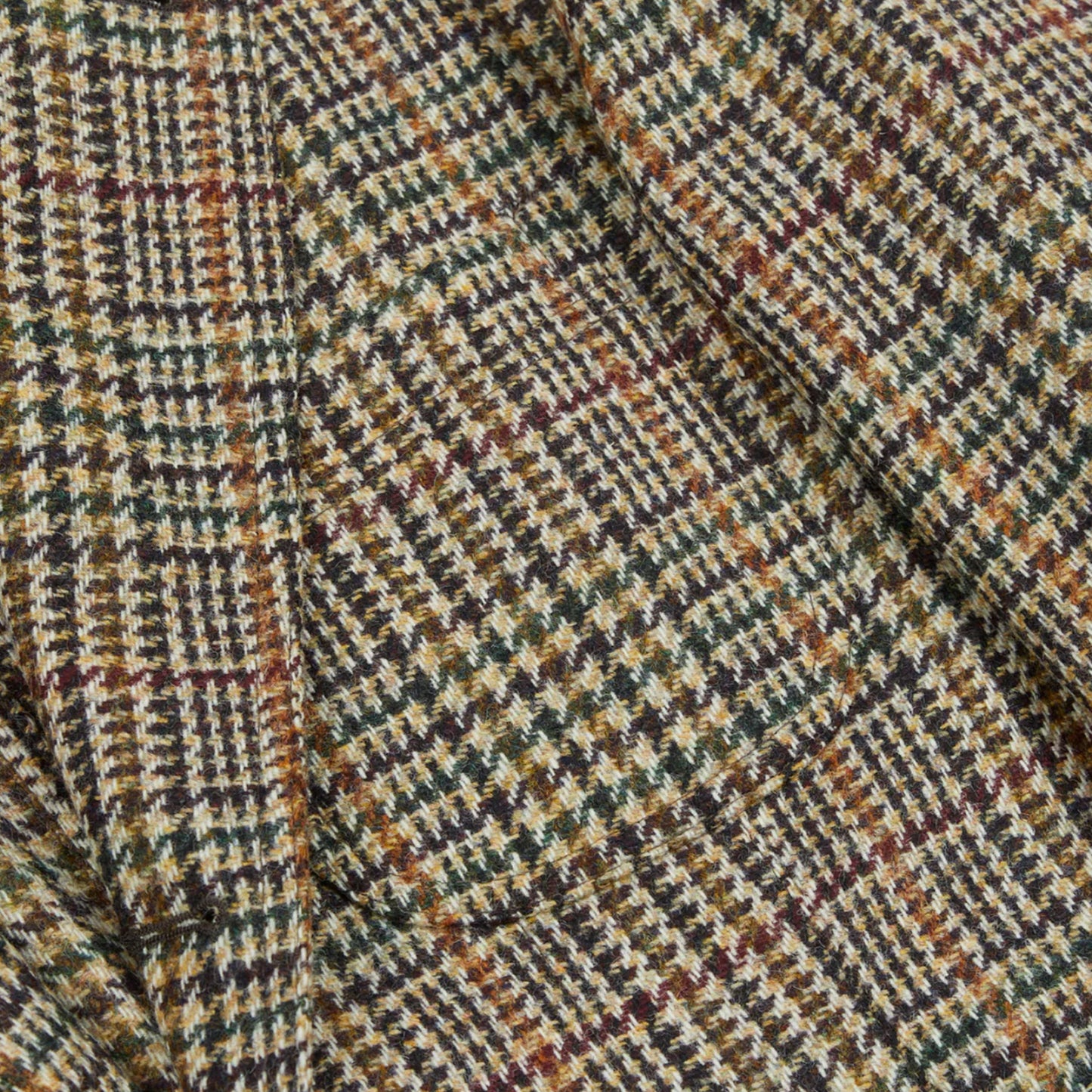 Prince of Wales Check Tweed Games Blazer Mk. VII in Wine