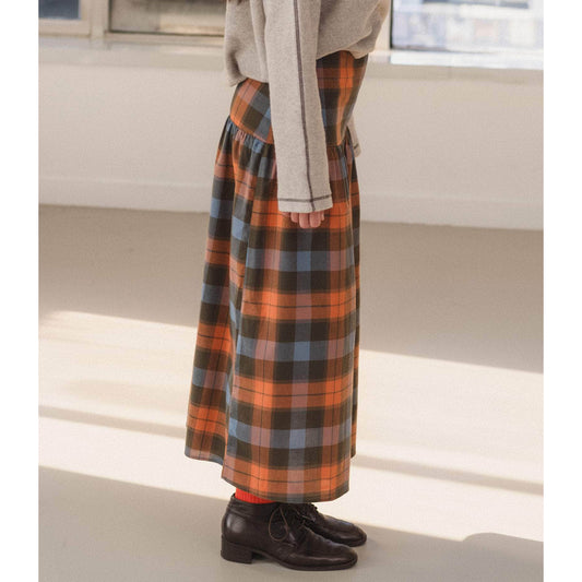Garlin Skirt in Frame Plaid