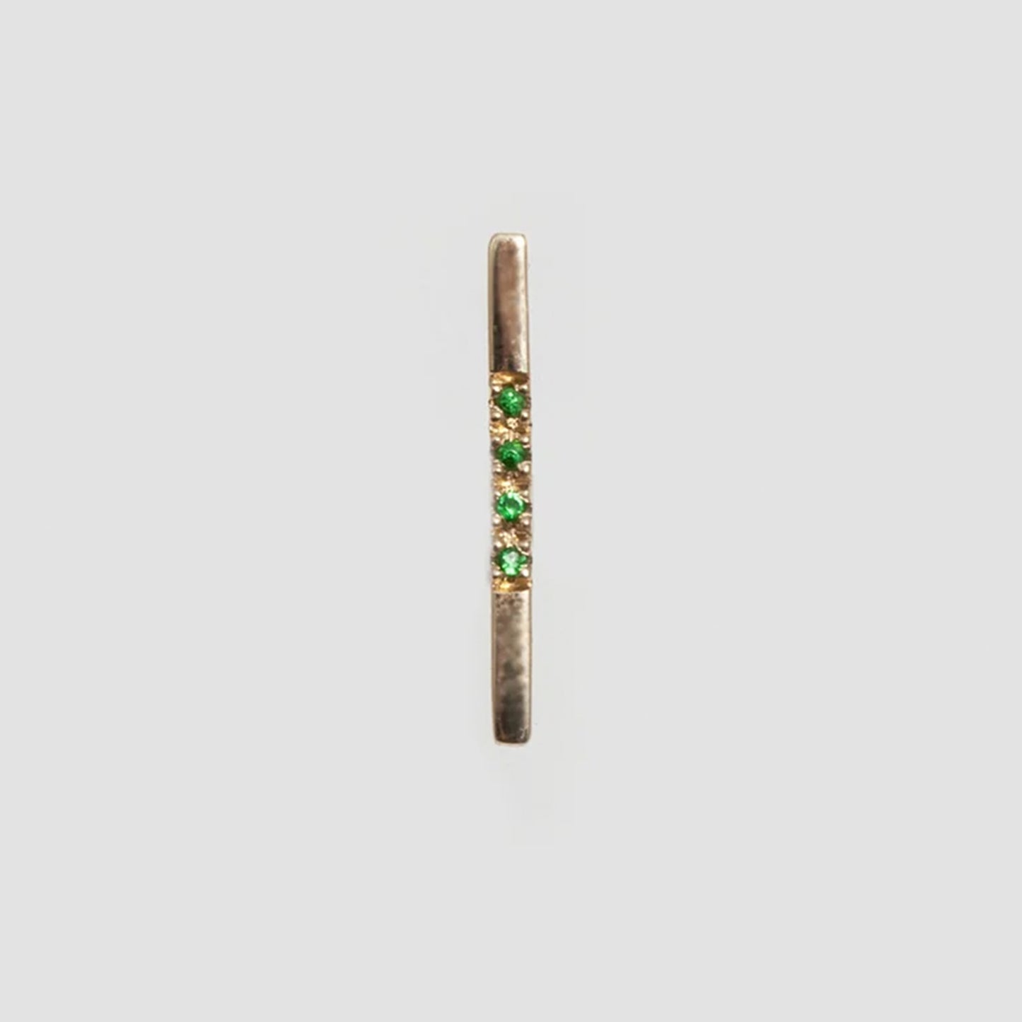 Gemstone Long Rod Stud