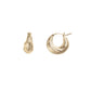 Gold Eternity Hoops