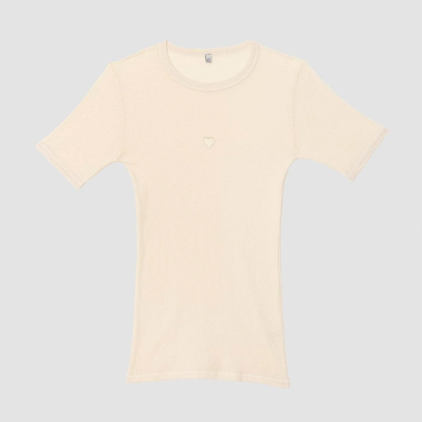 Heart Tee Shirt in Undyed