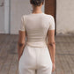 Heart Tee Shirt in Undyed