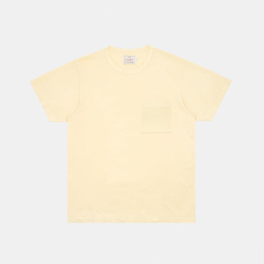 Heavy Duty S/S Pocket Tee in Lemon