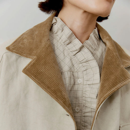 Japanese Drill / 8 Wale Cord Hunter Jacket