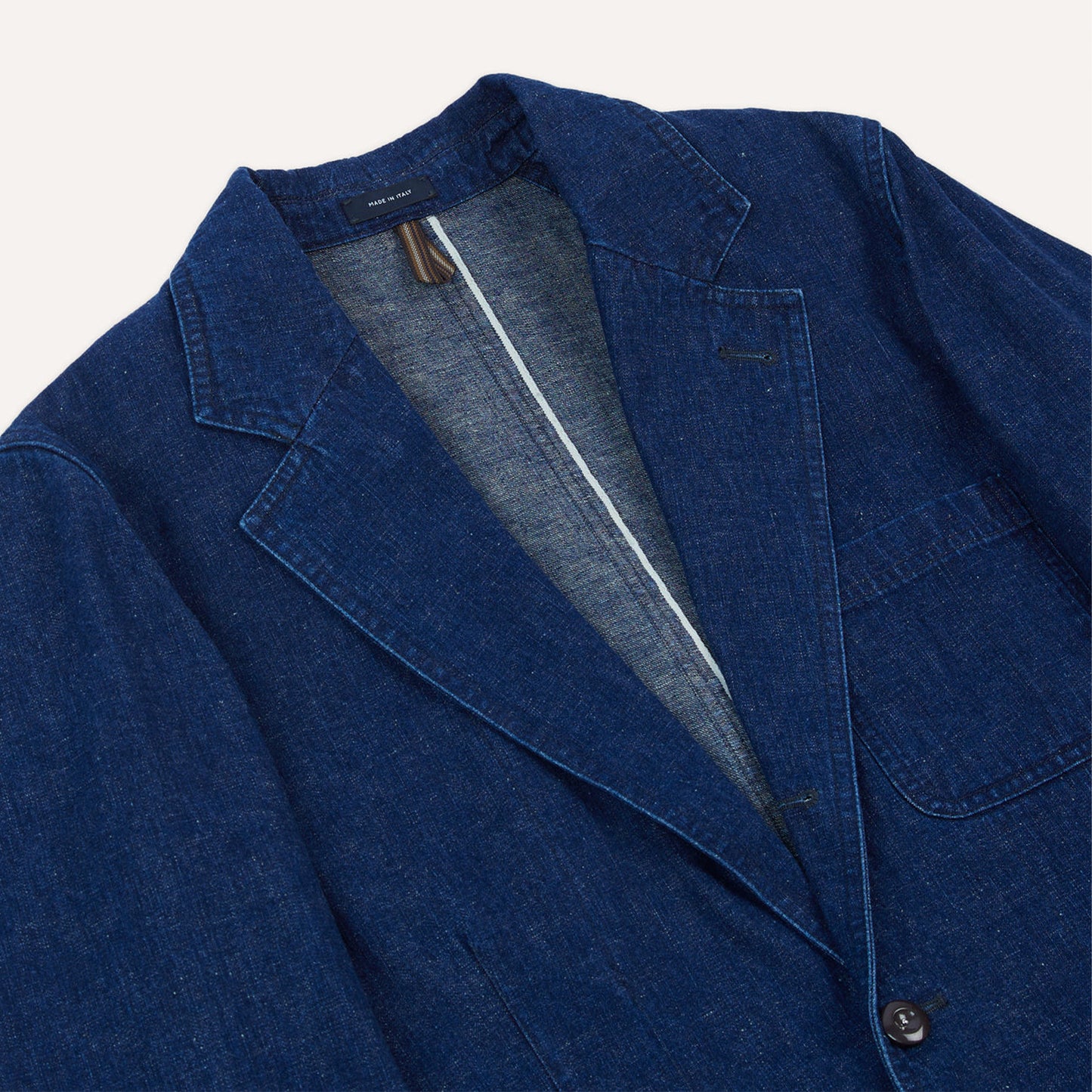 Indigo Cotton-Linen Games Blazer Mk. VI