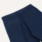 Indigo Cotton-Linen Games Trousers