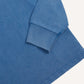 Indigo Cotton Jersey Long-Sleeve Polo Shirt