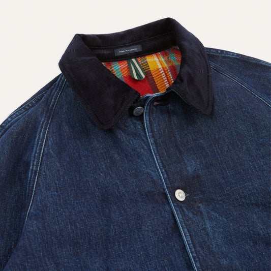 Indigo Wash Denim Field Jacket
