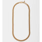 Industrial Curb Necklace in Vermeil