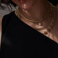 Industrial Curb Necklace in Vermeil