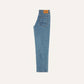 Japanese Selvedge Denim Five-Pocket Jeans in Bleach Wash