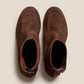 Juliol Calf Suede Boots in Dark Brown