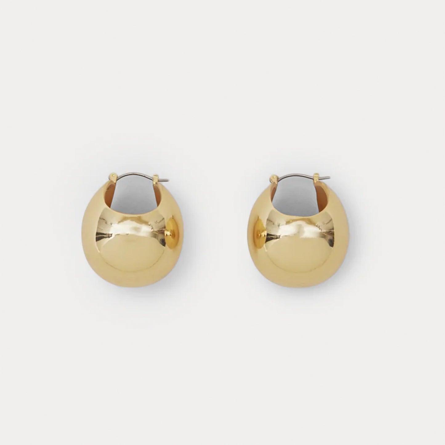 Large Keel Hoops in Gold
