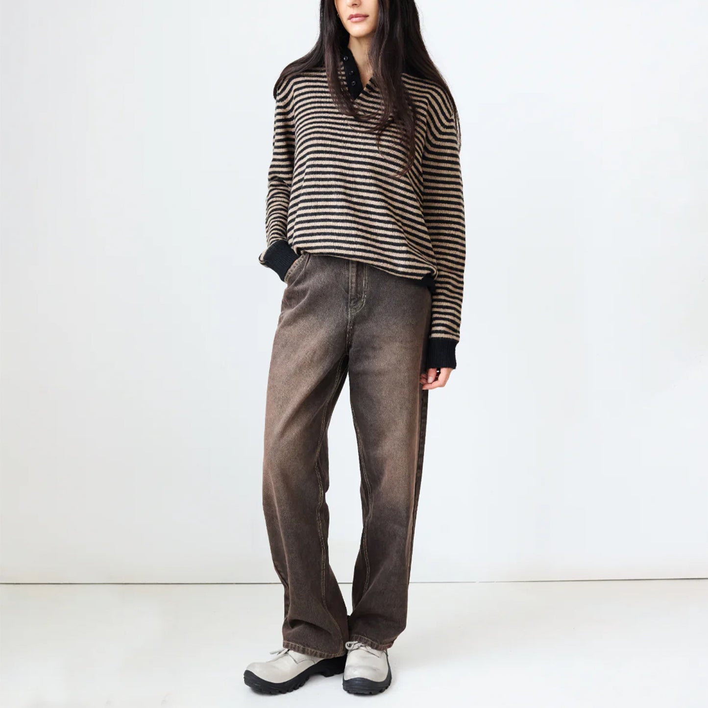 Leigh Polo in Stripe